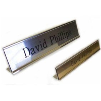 Aluminium Desk Name Plates