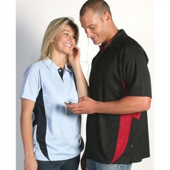 -Adult Cool-Breathe Side Panel Polo Shirt