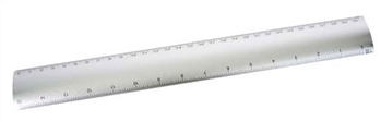 Aluminium flat scale ruler
