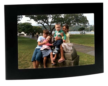 Arc matt black photo frame
