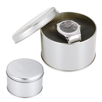 Silver Tin Canister