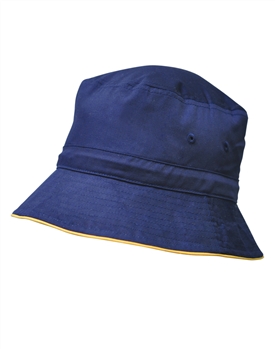 Bucket Hat With Sandwich &amp; Toggle
