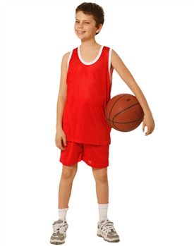 Kids Reversable Basketball Singlet