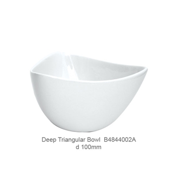 Deep Triangular Bowl 100mm