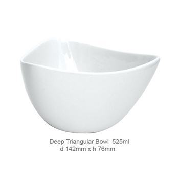 Deep Triangular Bowl 142mm