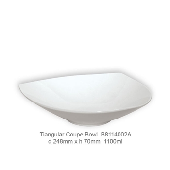 Triangular Coupe Bowl 248mm