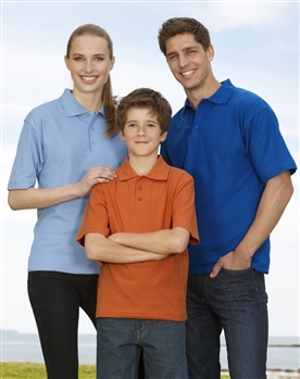Adults Pique Knit Polo