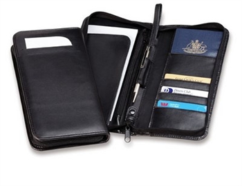 Deluxe Zip Travel Wallet