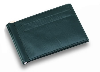 Leather Money Clip Folder