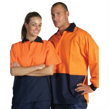 -Hivis Two Tone Food Industry Shirt, Long Sleeve (Discontinued)
