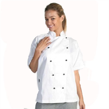 -Traditional Chef Jacket, Short Sleeve