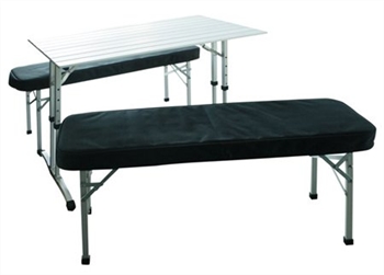 L214 Advance Picnic Table And Bench Set Indent Only Penline