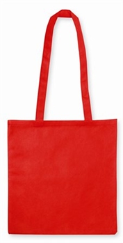 Nwb15-Re Non Woven Bag With V Shaped Gusset Red