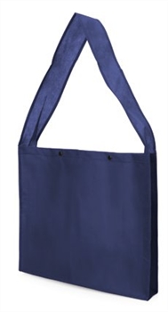 Nwb20-Nb Non Woven Sling Bag-Press Stud/Gusset Navy Blue