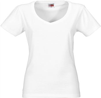 Heavy Super Club Ladies V-Neck T-Shirt