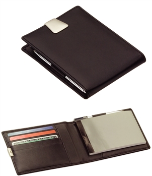 Leather Wallet &amp; Jotter