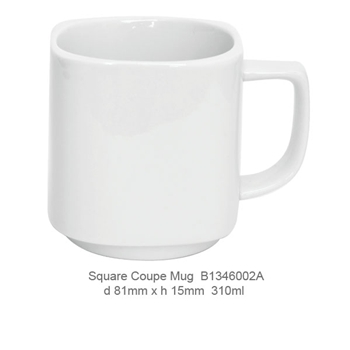 Square Coupe Mug 310ml