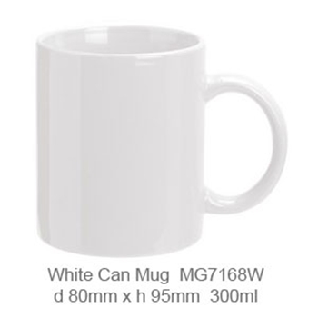 White Can Mug 300ml