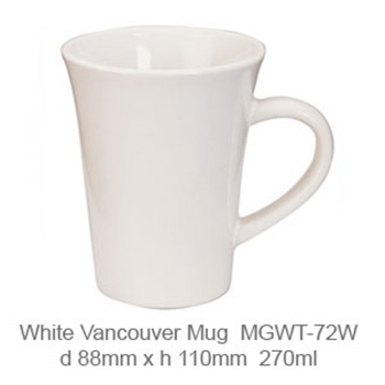 White Vancouver Mug 270ml