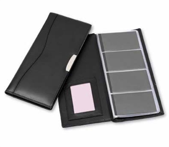 Classic Card File With Silver Trim