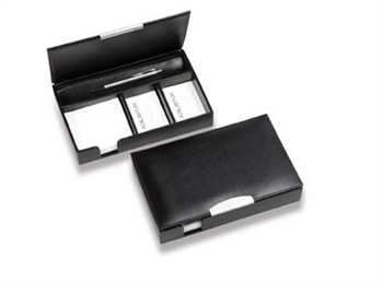 Classic Desk Organiser With Silver Trim