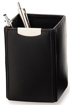 Classic Pen Caddy With Silver Trim