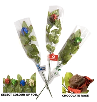 Chocolate Roses With Tag