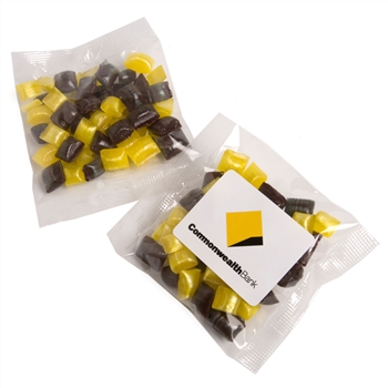 Corporate Coloured Humbug 50G Bag