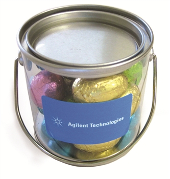 Small Size Bucket Filled With Easter Eggs