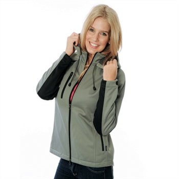 - Ladies Full-Zip Swiss Softshell Jacket &gt; 300 Gsm
