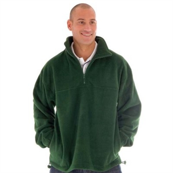 -Adult Half Zip Polar Fleece