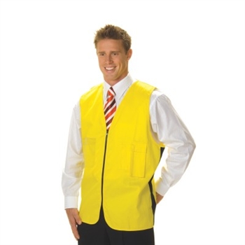 -Daytime Cotton Safety Vest &gt; 190 Gsm Cotton