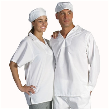 -V-Neck Food Industry Jerkin- Long Sleeve