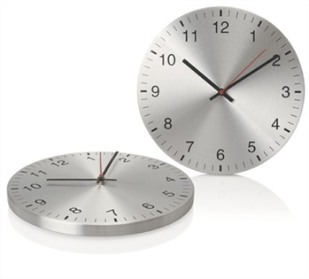 C431 Aluminium Wall Clock Penline