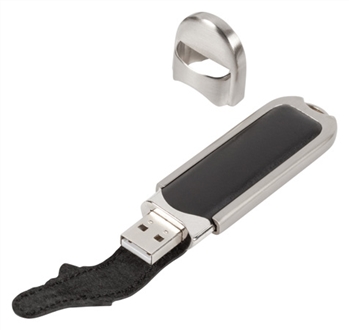 Black Leather USB