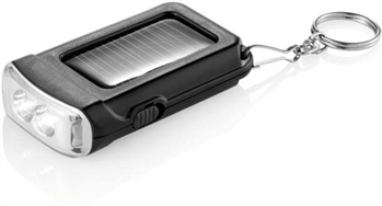 Solar power torch keyring
