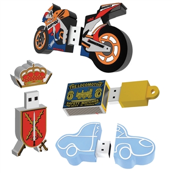 2D Custom Shape Usb Flash Drive