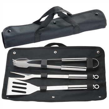 3Pcs Bbq Set With Pouch