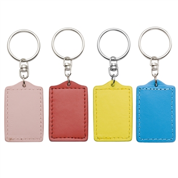 Bonded Leather Keyring