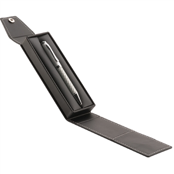 Deluxe Single Pen Box With Carbon Series Pen Set