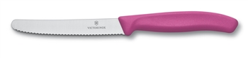 Tomato And Sausage Knife Swissclassic Pink