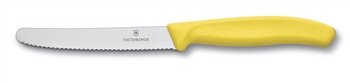Tomato And Sausage Knife Swissclassic Yellow