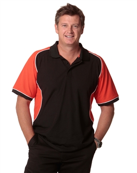 Conquest Truedry Tri-Colour Short Sleeve Pique Polo