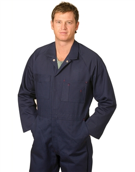 Mens Cotton Drill Coverall-Stout
