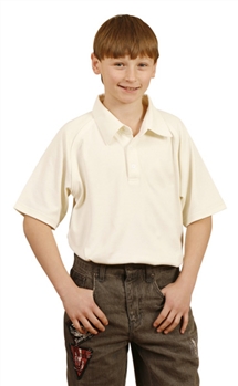 Ps29  Truedry Mesh Knit Short Sleeve Cricket Polo