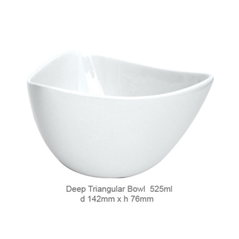 Deep Triangular Bowl 142mm