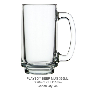Playboy Beer Mug 355ml