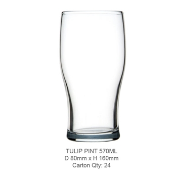 Tulip Pint Glass 570ml