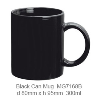 Black Can Mug 300ml